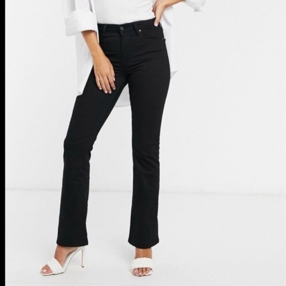NWT Levi's Women's Size 18 725 High Rise Black Bootcut Denim Jeans Size 34x32